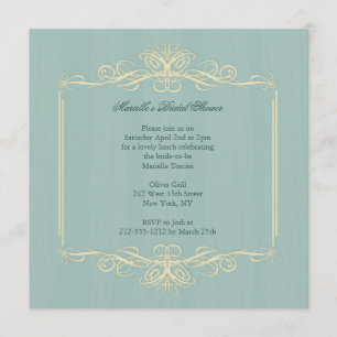 Classy Bride-to-Be Bridal Shower Invitation