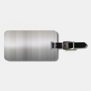 Classy Brushed Aluminium Luggage Tag