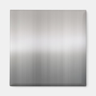 Classy Brushed Aluminium Magnet