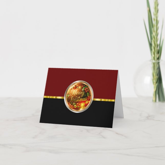 Classy Budget Bulk Business Christmas Cards (Front)