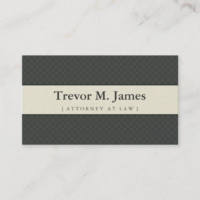 CLASSY BUSINESS CARD :: stately 8L (Front)