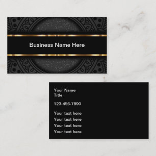 Classy Business Cards Elegant Luxury