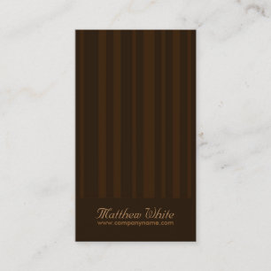 Classy Business Cards - Vertical Stripe Design