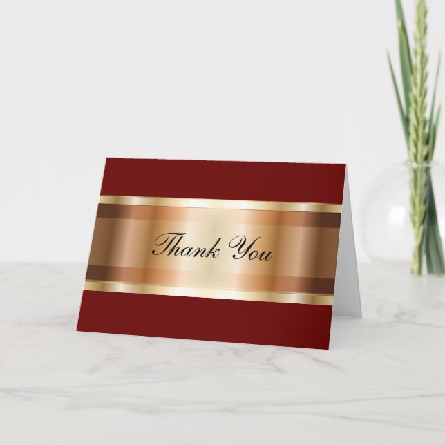 Classy Business Thank You Cards (Front)