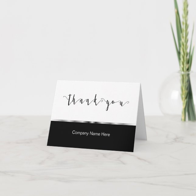 Classy Business Thank You Cards (Front)