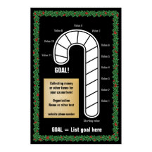 Classy Candy Cane Thermometer