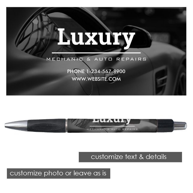 Classy Car Photo Repairs Mechanics Promotional (Classy Car Photo Repairs Mechanics Promotional Pen)