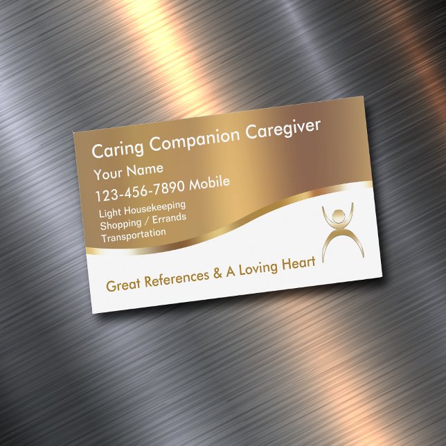 Classy Caregiver Business Cards (Creator Uploaded)