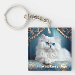Classy Cat Key Ring