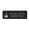 Classy Chandelier Return Address Label (white)