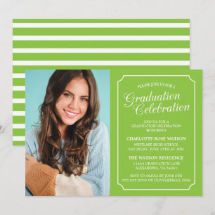 CLASSY CHIC ELEGANT GRADUATION PARTY INVITATION