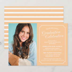 CLASSY CHIC ELEGANT GRADUATION PARTY INVITATION