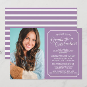 CLASSY CHIC ELEGANT GRADUATION PARTY INVITATION
