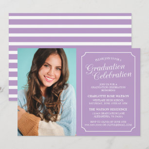 CLASSY CHIC ELEGANT GRADUATION PARTY INVITATION