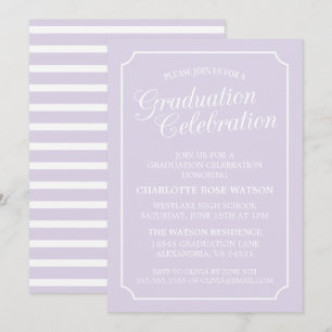 CLASSY CHIC ELEGANT GRADUATION PARTY INVITATION