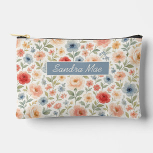 Classy Chic Floral Art Pattern Toiletry Bag