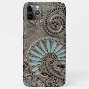 Classy Chic Pretty Damask Paisley Floral Pattern iPhone 11 Pro Max Case