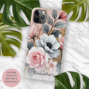Classy Chic Roses Fine Art Botanical Painting iPhone 11Pro Max Case