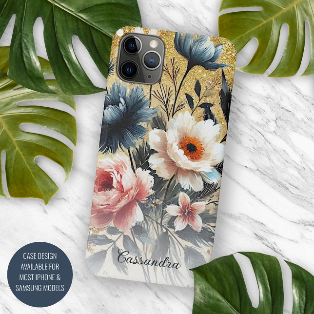 Classy Chic Roses Fine Art Botanical Painting iPhone Case (Creator Uploaded)