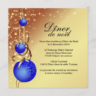 Classy Christmas Card Invitation
