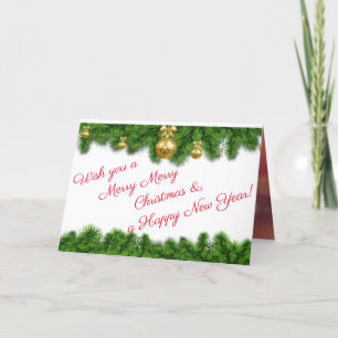 Classy Christmas Holiday Card for someone special