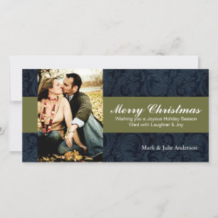 Classy Christmas Holiday Photo Card