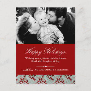 Classy Christmas Invitations Photo Card
