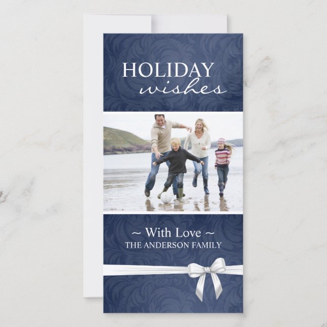 Classy Christmas Photo Card (Front)