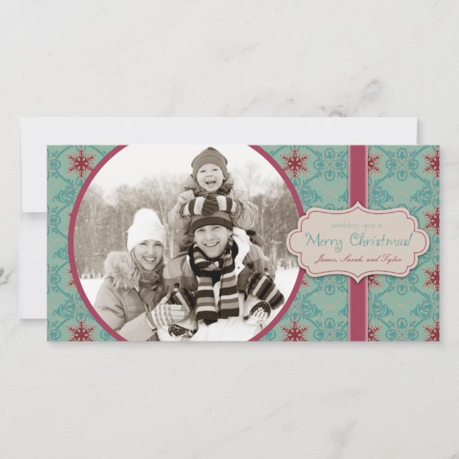 Classy Christmas Photo Card II (Front)