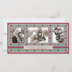 Classy Christmas Photo Card Trio