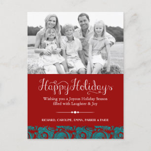 Classy Christmas Photo Postcards