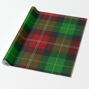 Classy Christmas Plaid Wrapping Paper