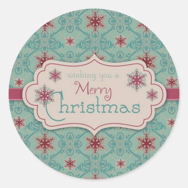 Classy Christmas Sticker 2 (Front)