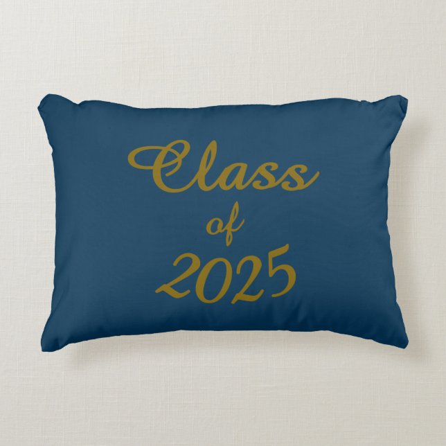 Classy Class of 2025  Decorative Cushion (Front)