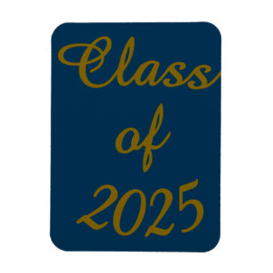 Classy Class of 2025 Flexible Photo Magnet
