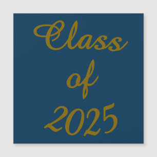 Classy Class of 2025 Magnetic Card