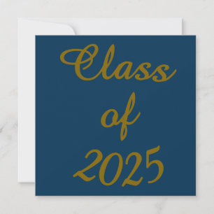 Classy Class of 202X Flat Card