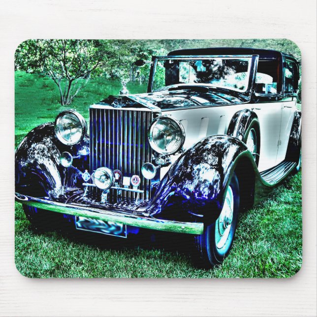 Classy Classic Roll Royce Mouse Mat (Front)