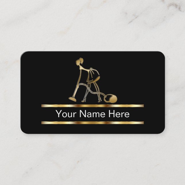 Classy Cleaning Business Cards (Front)