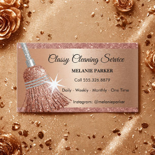 Classy Cleaning Services Business Card