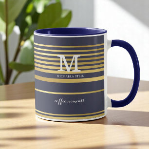 classy coffee moments personalised mug