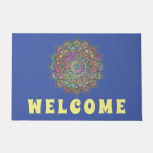 Classy Colorfully Mandala India Style 1 Doormat