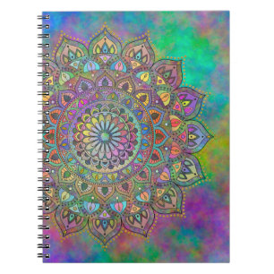 Classy Colorfully Mandala India Style 1 Notebook