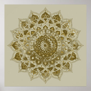 Classy Colorfully Mandala India Style 4 Poster