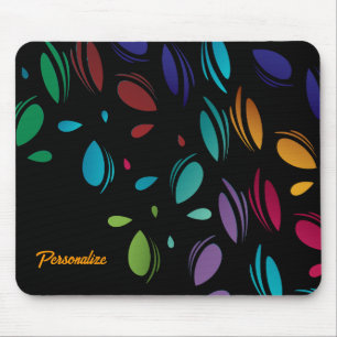 Classy Colourful Petals Mouse Mat
