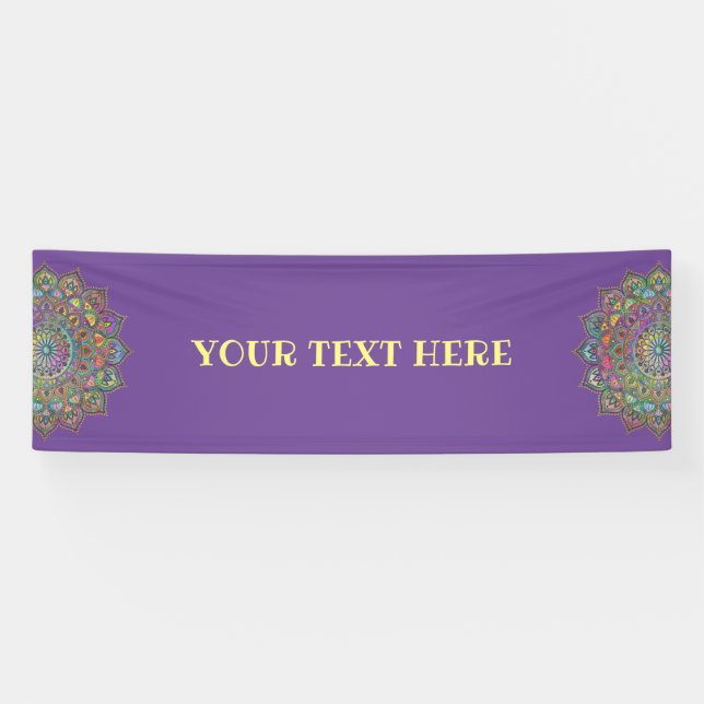 Classy Colourfully Mandala India Style 1 Banner (Horizontal)