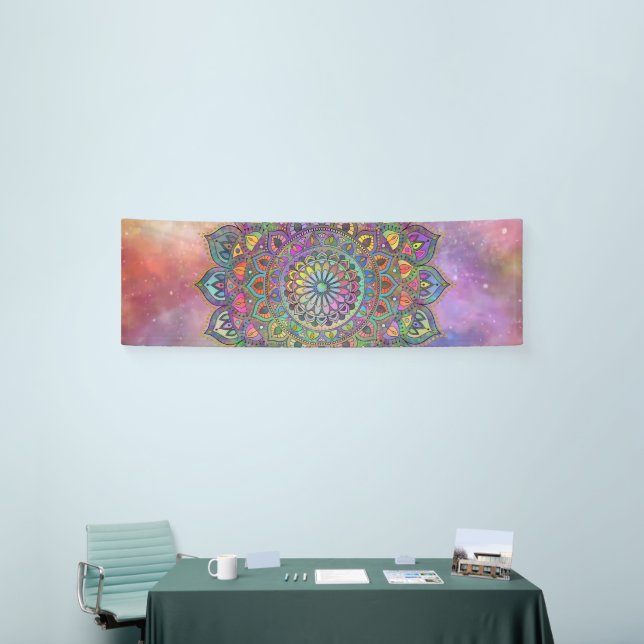 Classy Colourfully Mandala India Style 1 Banner (Tradeshow)