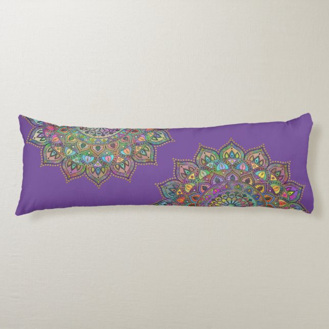 Classy Colourfully Mandala India Style 1 Body Cushion (Front)