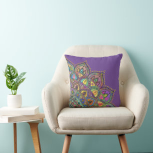 Classy Colourfully Mandala India Style 1 Cushion