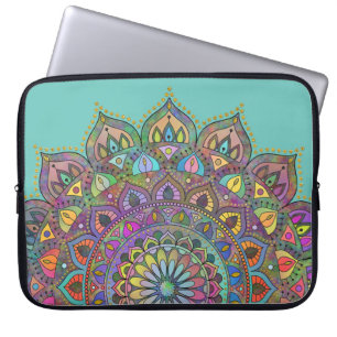 Classy Colourfully Mandala India Style 1 Laptop Sleeve